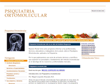 Tablet Screenshot of info.psiquiatria-ortomolecular.com